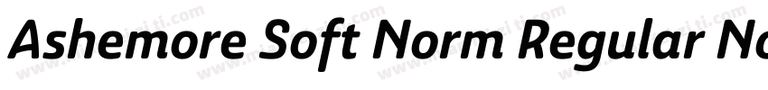 Ashemore Soft Norm Regular Norm Reg字体转换